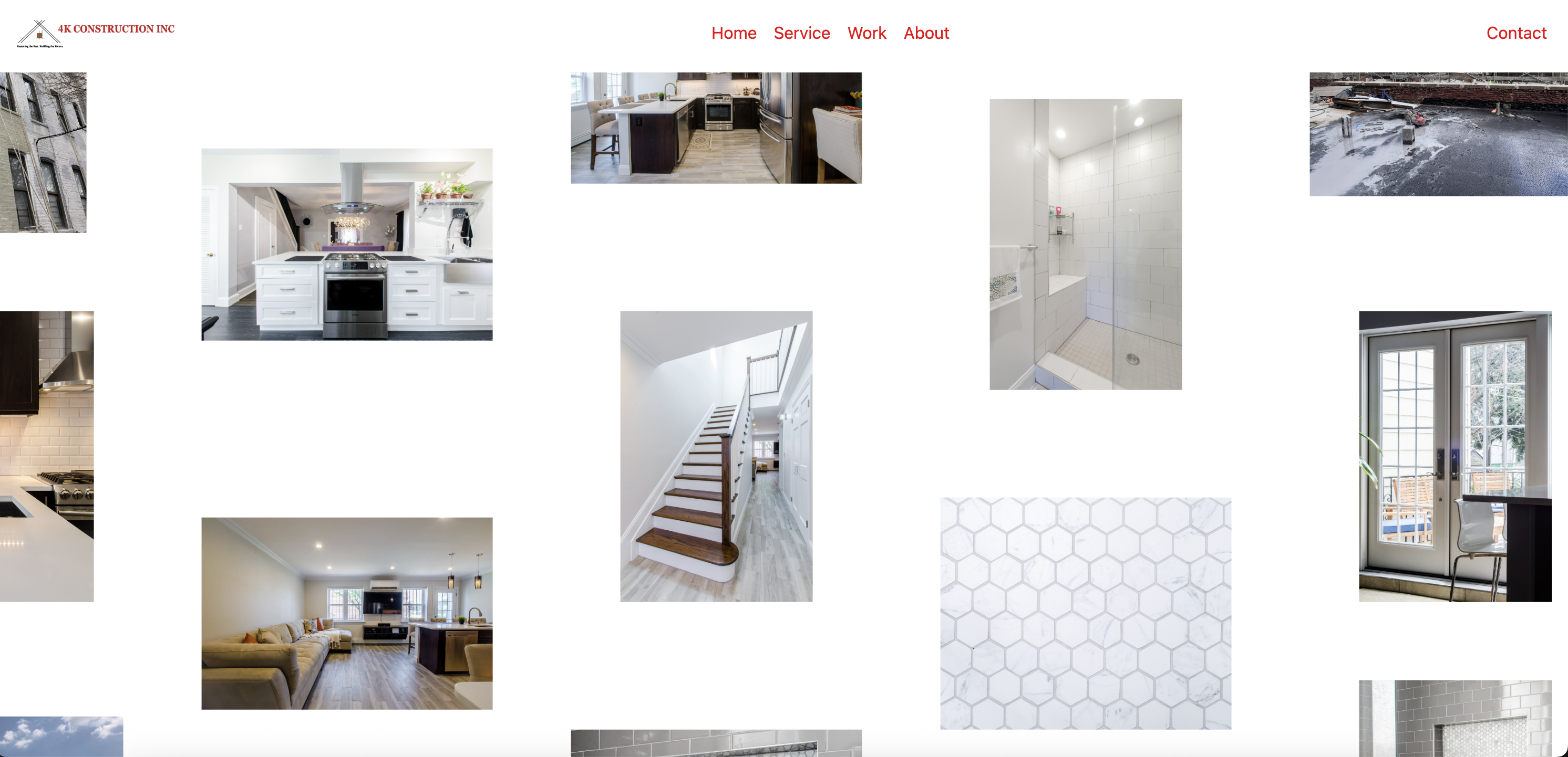 4K Construction Inc Website screenshot 3