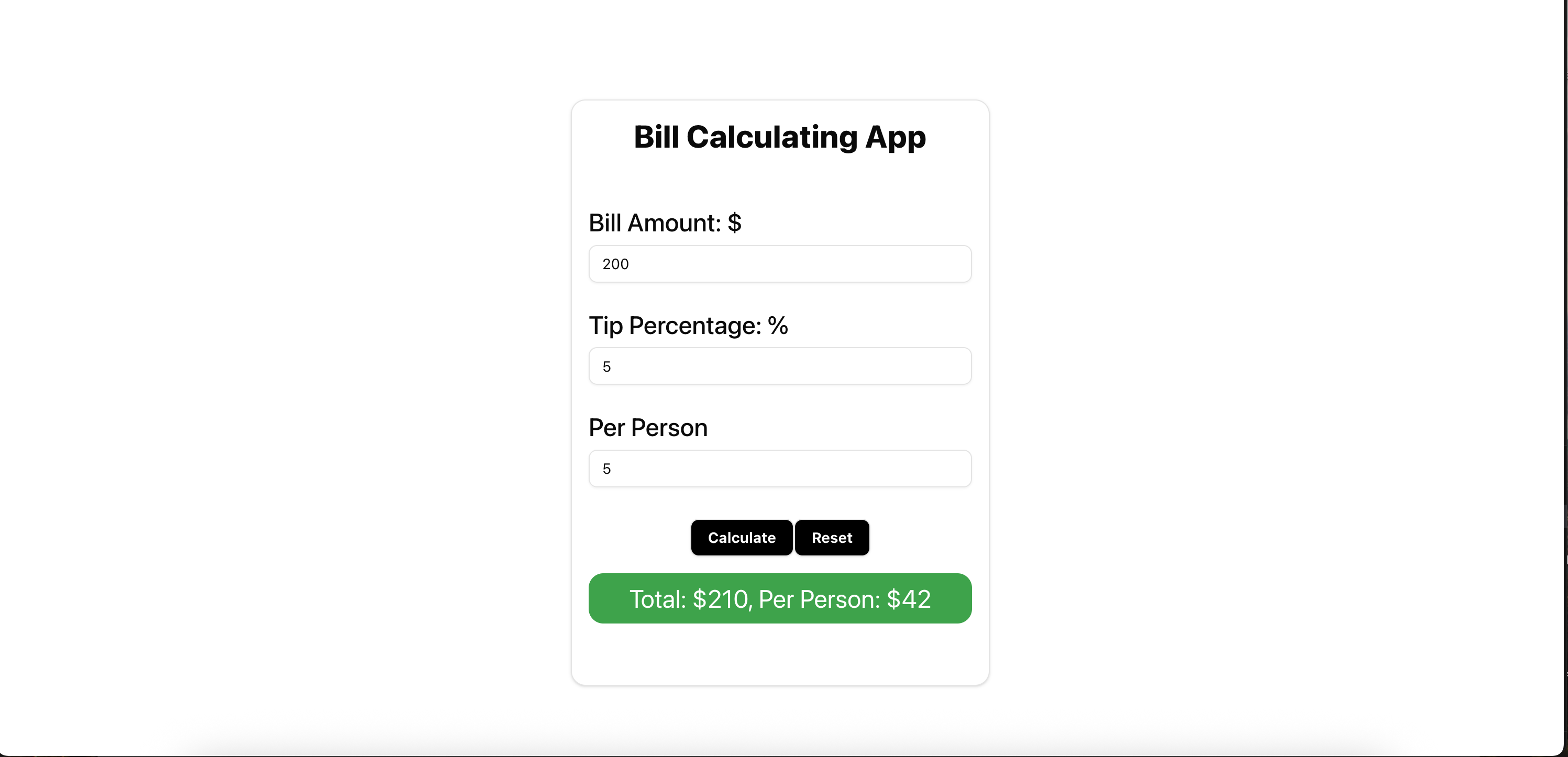Bill Splitting App screenshot 2