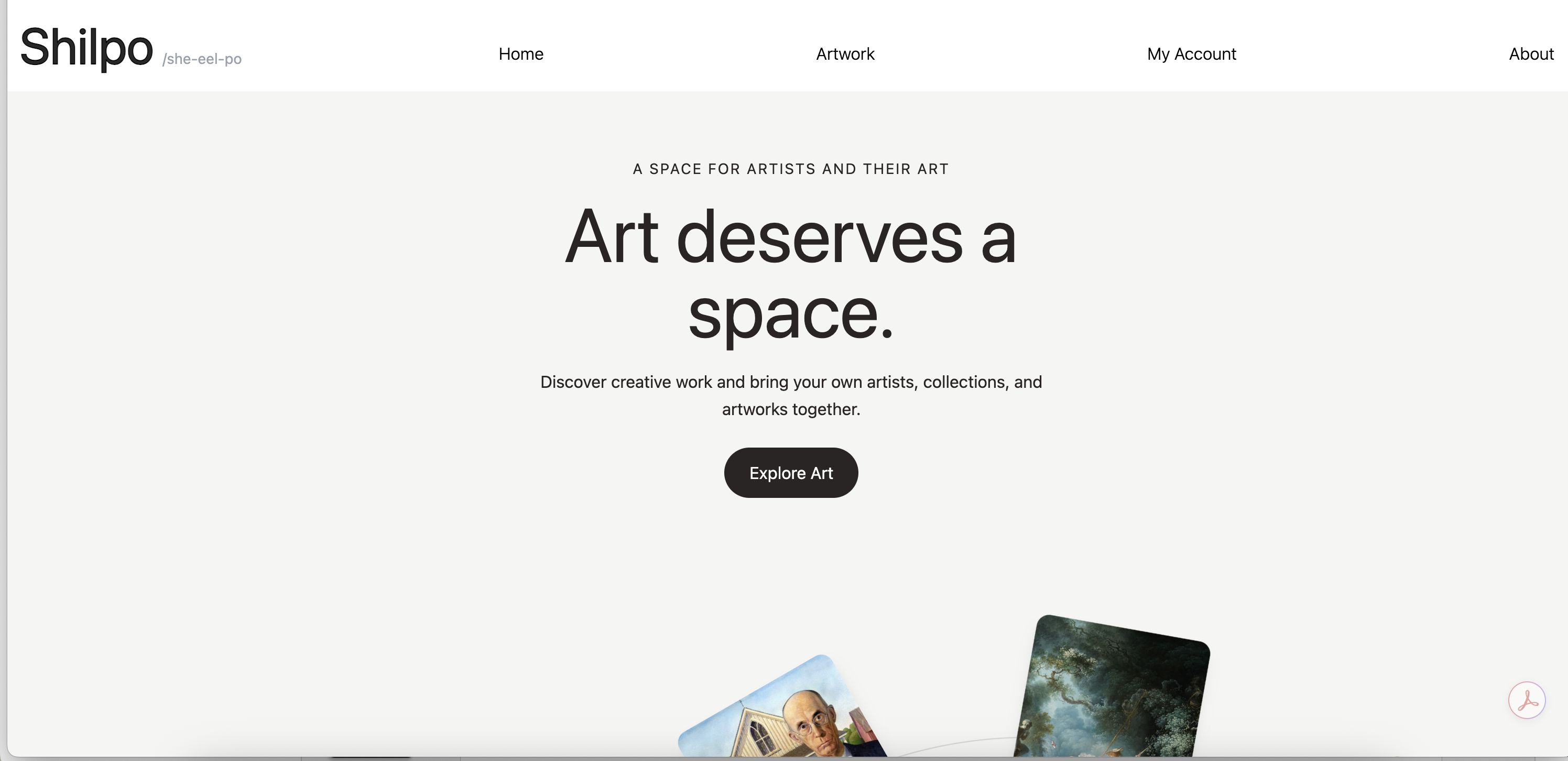 Shilpo — A Space for Artists and Their Art screenshot 1