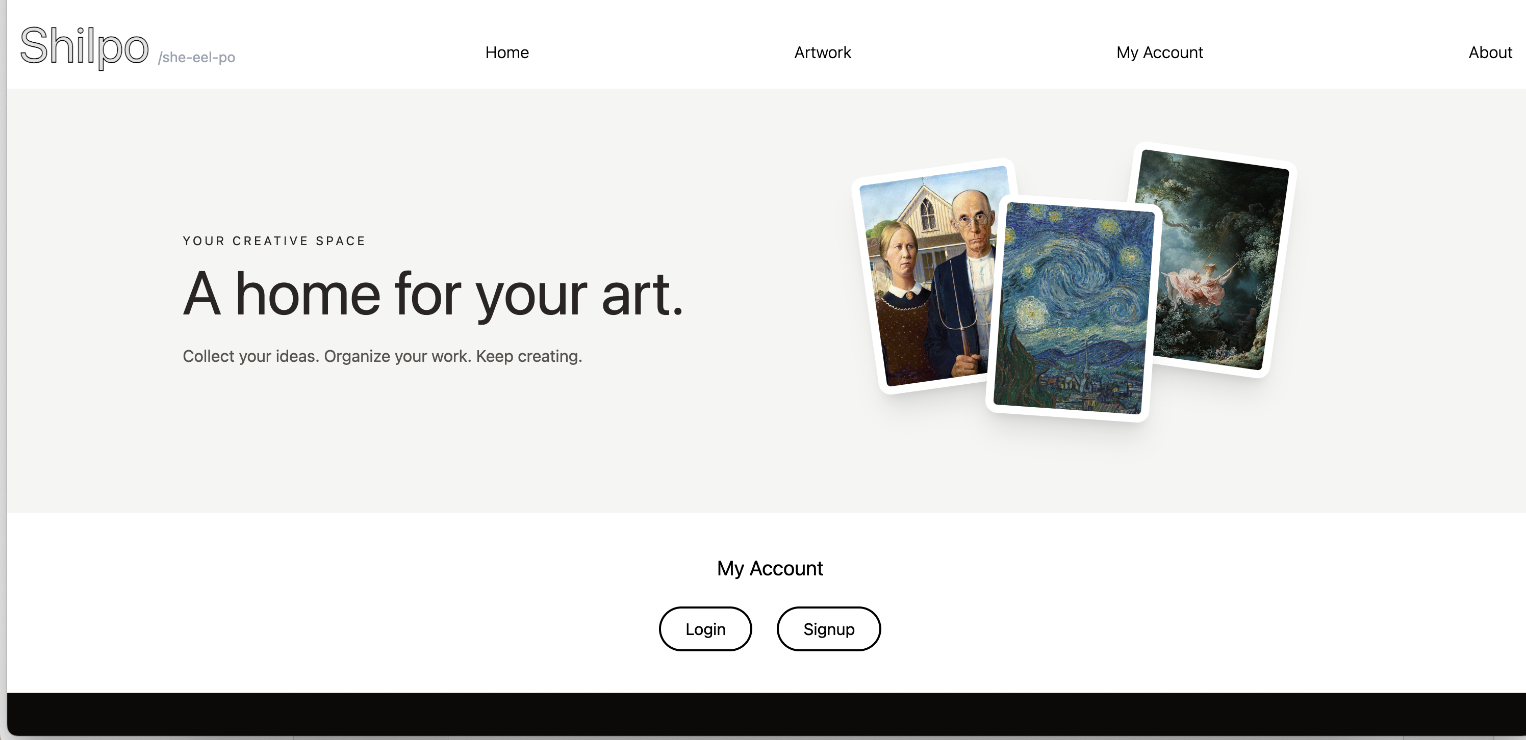 Shilpo — A Space for Artists and Their Art screenshot 2